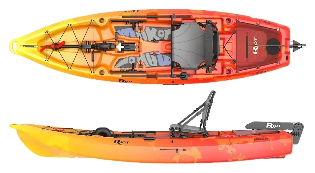 Riot Kayaks Mako 10.5 Impulse Drive kayak