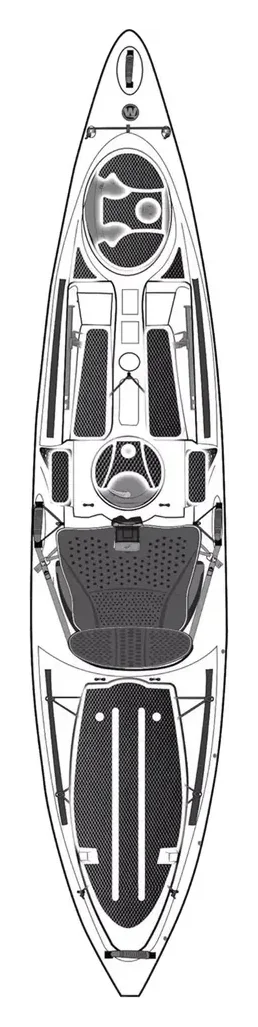 Wilderness Systems A.T.A.K. 140 Silent Traction Pads, product photograph