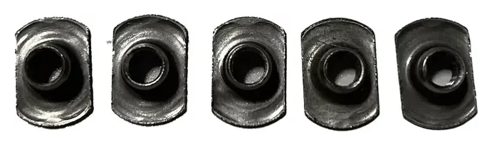 Wilderness Systems Slidetrax Brass Slab Nut 1/4-20 - 5 Pack, product photograph
